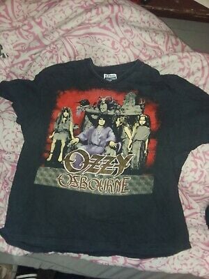 Vtg Ozzy Osbourne T Shirt  No Rest Wicket Metal Death Sabbath Slayer Metallica 5040