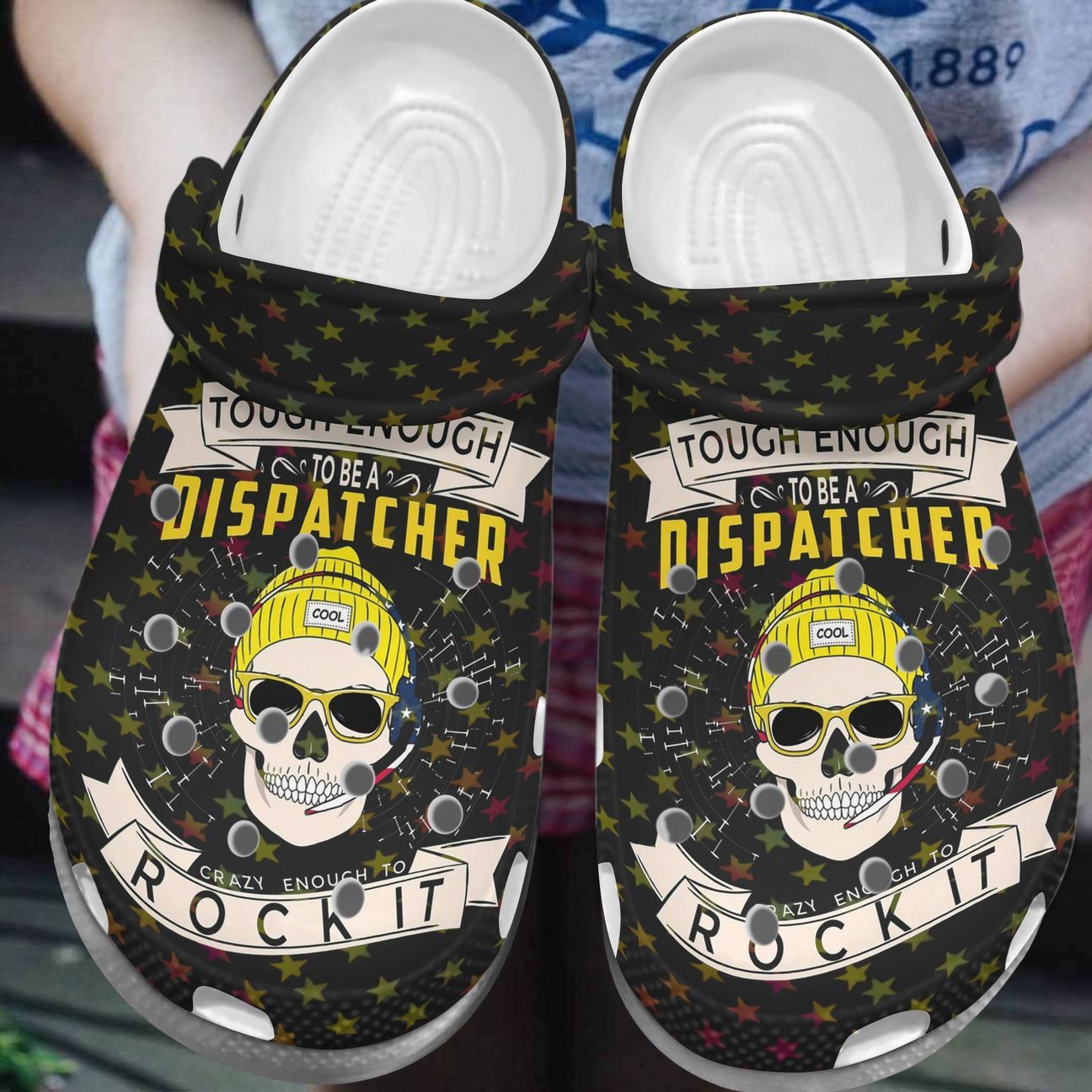 Dispatcher Personalize Clog, Custom Name, Text, Fashion Style For Women, Men, Kid, Print 3D Crazy Dispatcher