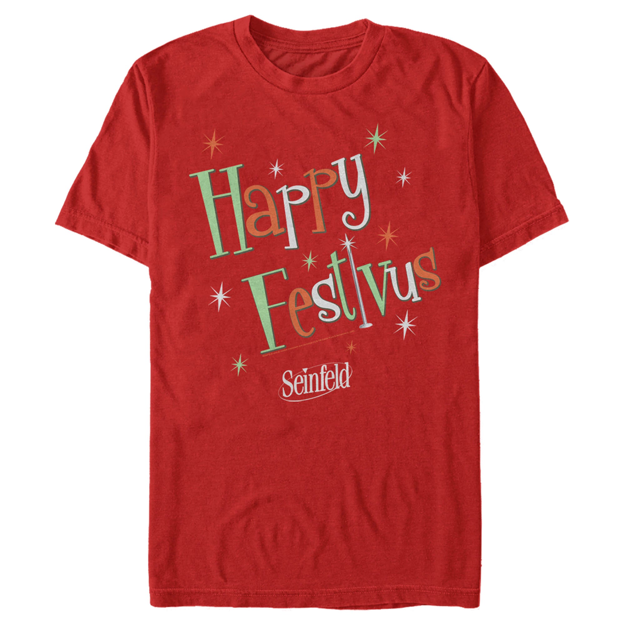 Seinfeld Men’S Happy Festivus  T-Shirt