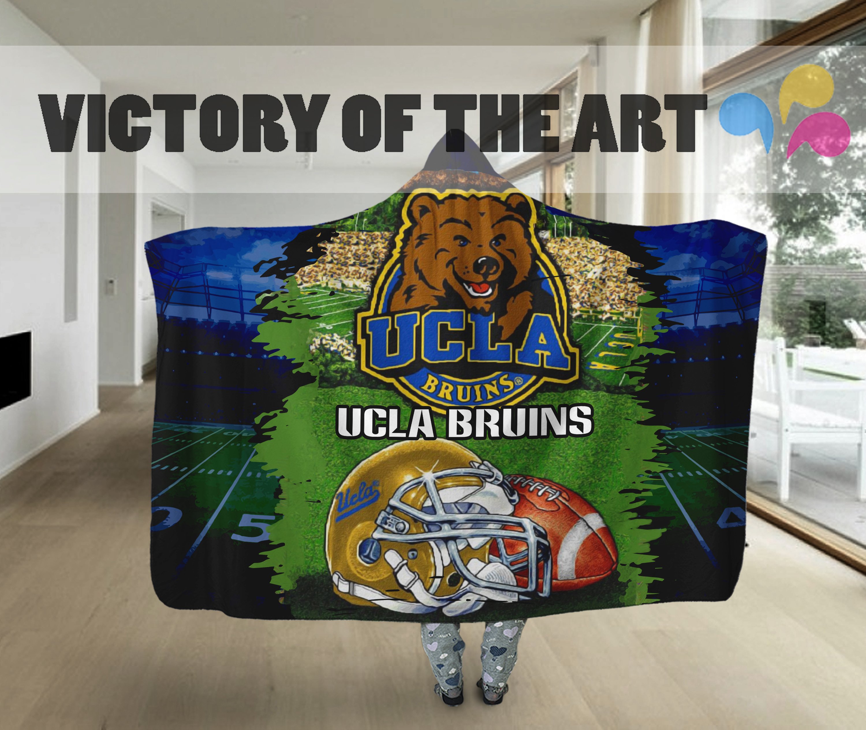 Special Edition UCLA Bruins Home Field Advantage Hooded Blanket