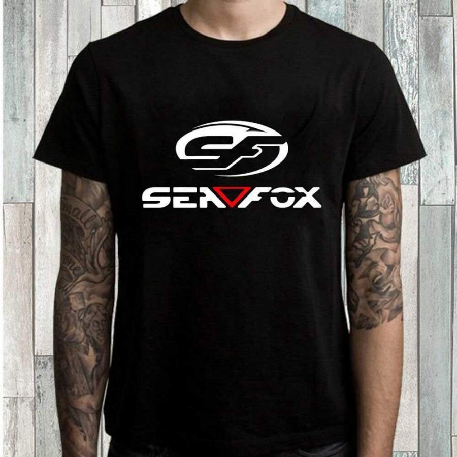 Sf Seafox Boats Logo Marine Racing Unisex Cotton T-Shirt