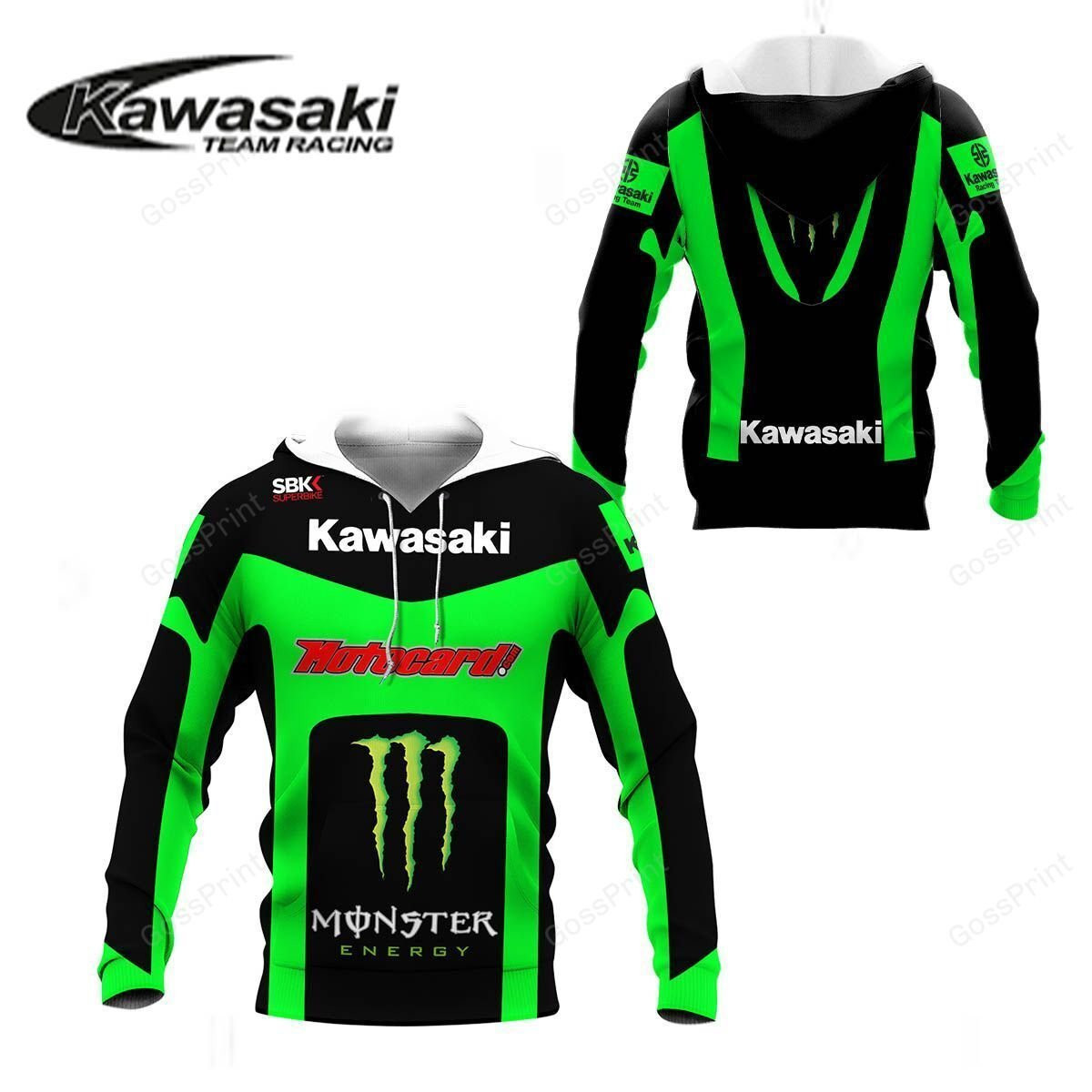 3D All Over Kawasaki Shirt Ver 3