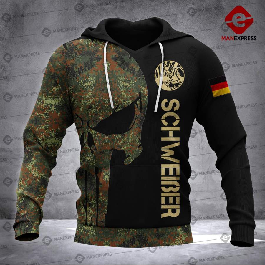 Schweißer 3D printed hoodie YUI German Welder