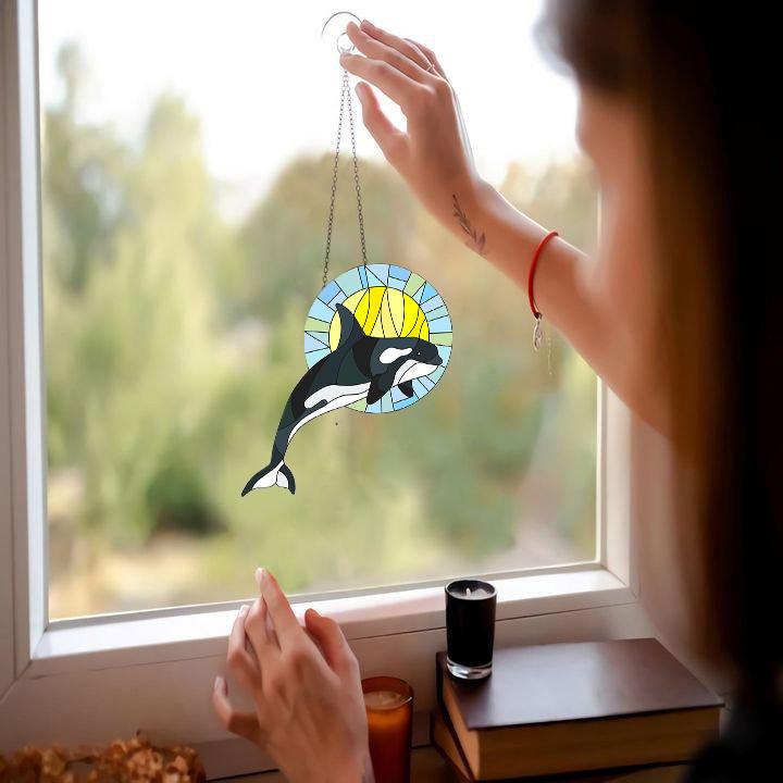 Dolphin Window Decor Ornament 4