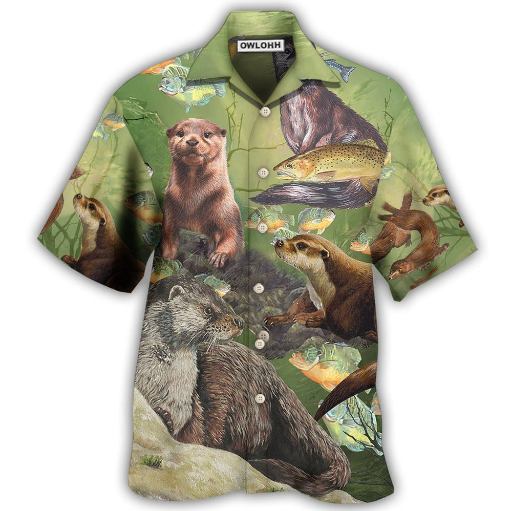 Otter A Busy Fishing Day Of Lovely Hawaii Shirt Ha32797