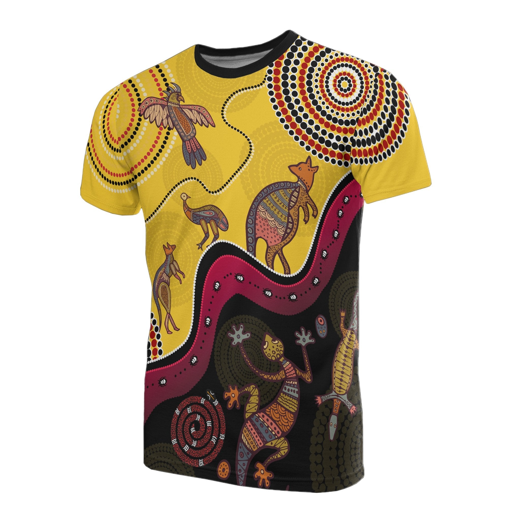 Aboriginal Tshirt – Indigenous Animals Life Art