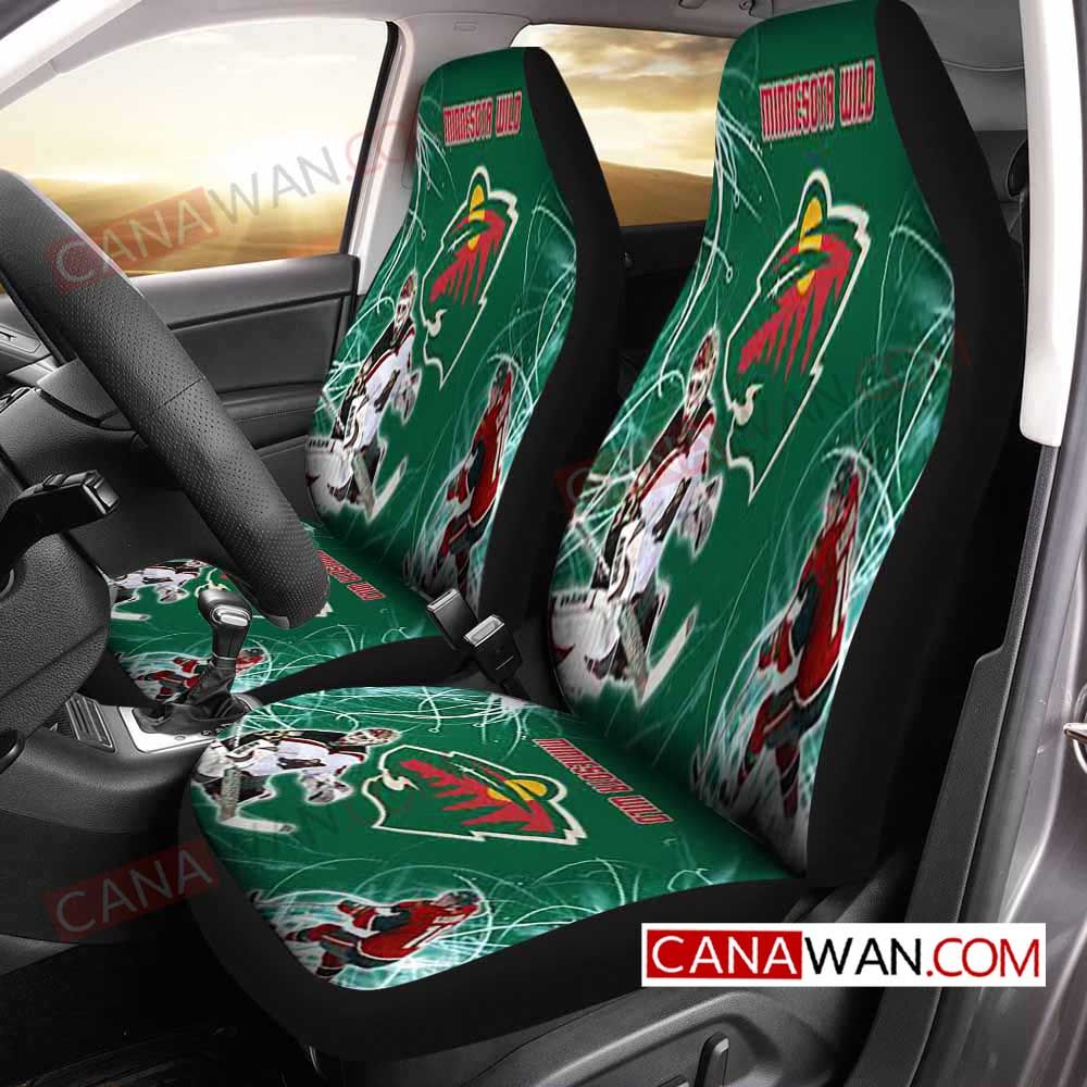 Minnesota Wild Style173 3D Customized Personalized Car Seat Cover