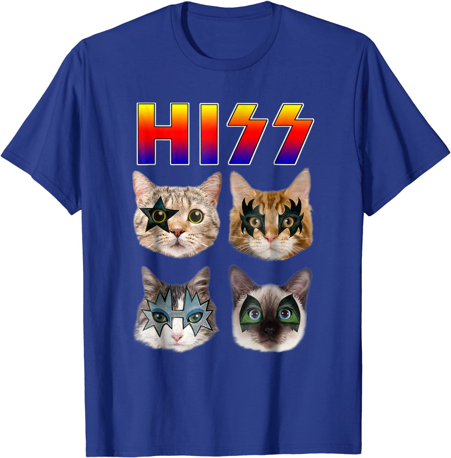 Kittens T Shirts|Hiss Funny Cats Kittens Rock Rockin T Shirt Gift Tee Pun