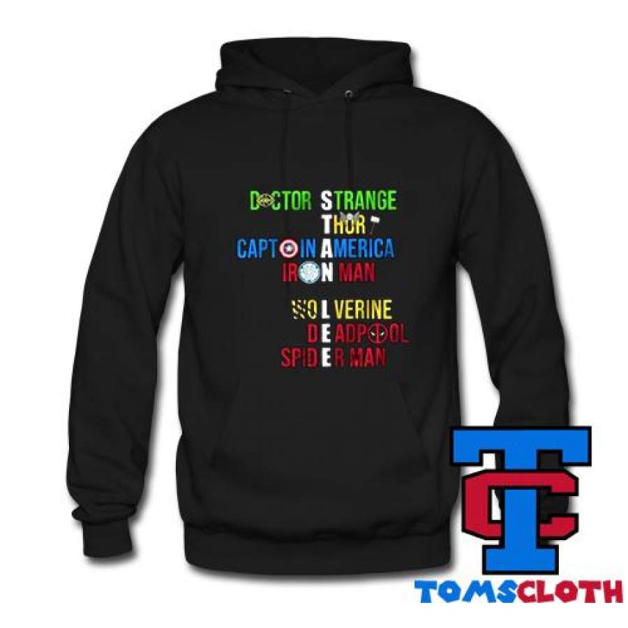 Stan Lee Letter Name Hoodie