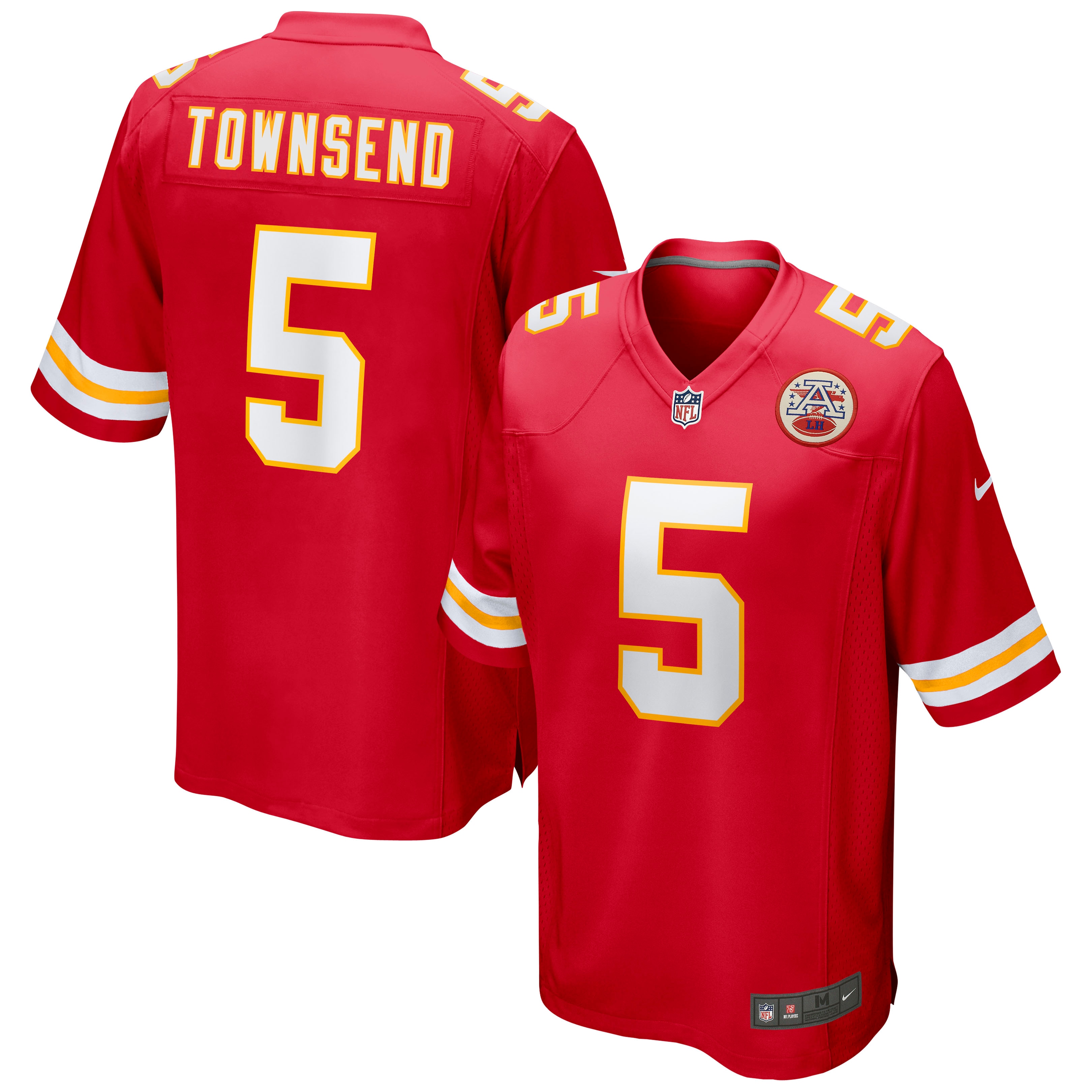 Tommy Townsend Kansas City Chiefs Game Jersey – Red