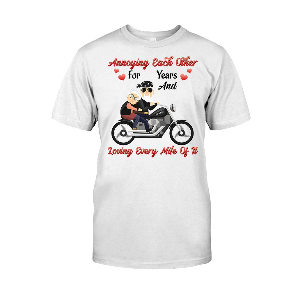 Annoying Each Other Motorcycle Old Couple – Personalized Biker Shirts
