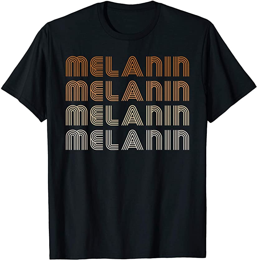 Drippin Melanin Shades Retro Vintage Black Excellence Pride T-Shirt