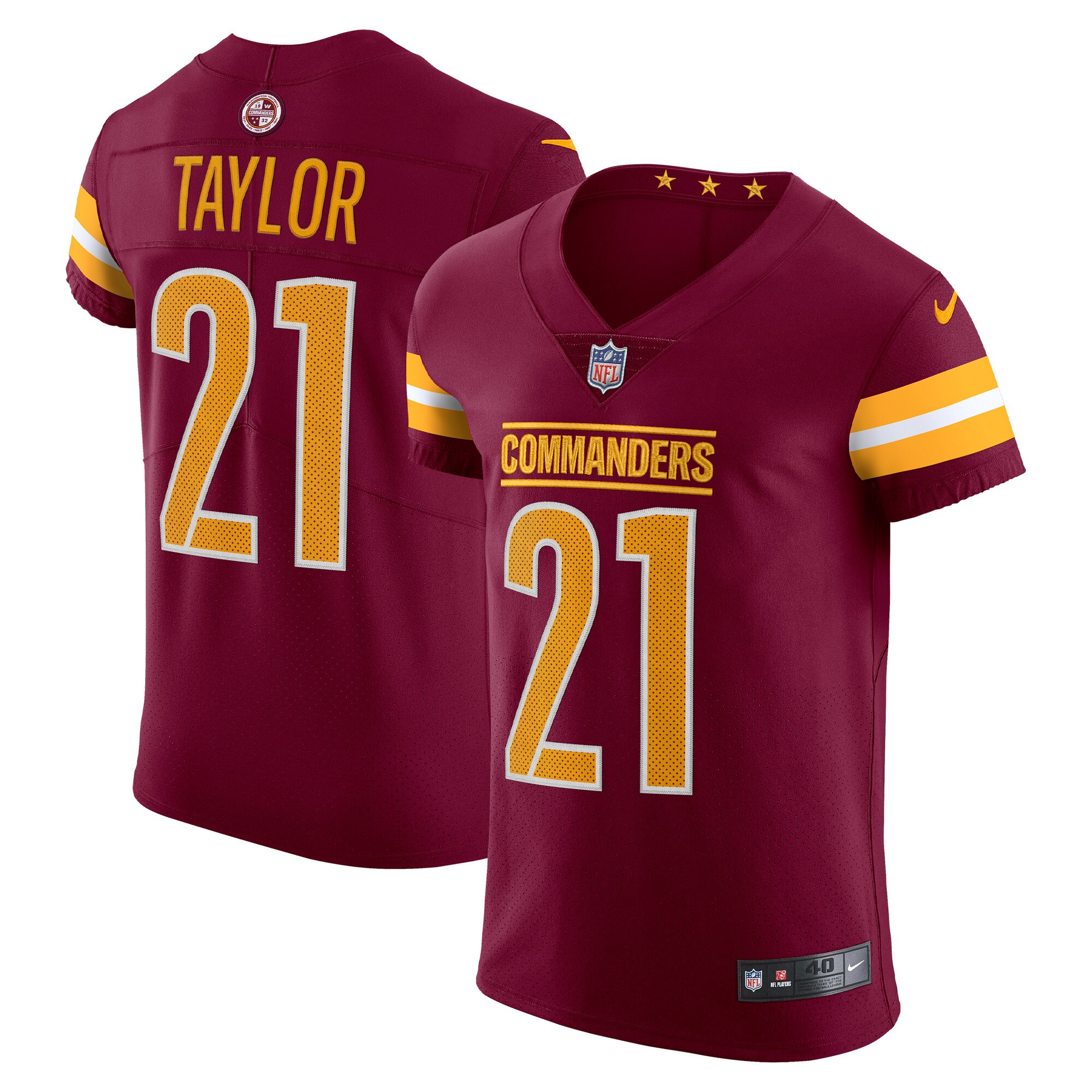 Sean Taylor Washington Commanders Vapor Elite Retired Player Jersey – Burgundy