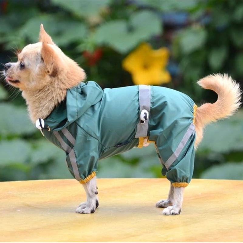 Waterproof Dog Clothes for Small Dogs Pet Rain Coats Jacket Puppy Raincoat Reflective Strip Yorkie Chihuahua Clothes Pet Product alx