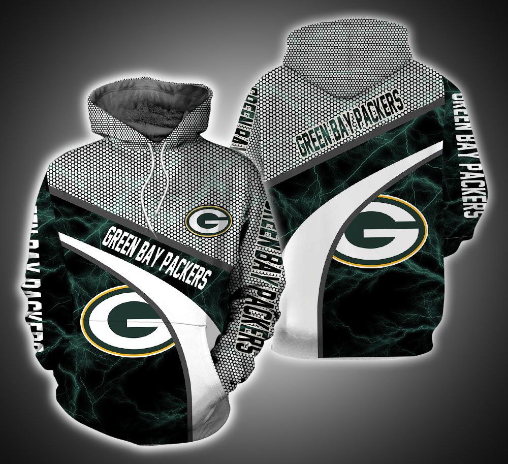 Green Bay Packers Armor Ver.2 3D Print Hoodie