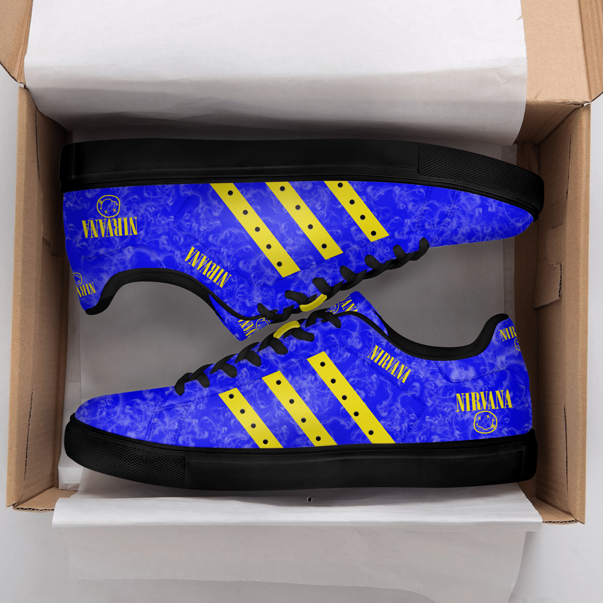 Nirvana Rock Band  V23 Low Top Shoes