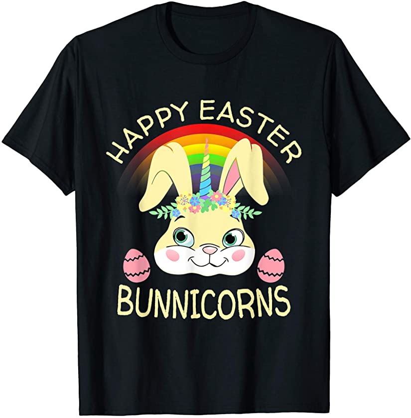 Bunnicorn Happy Easter Unicorn Bunny Rabbit Egg Hunt Champ T-Shirt