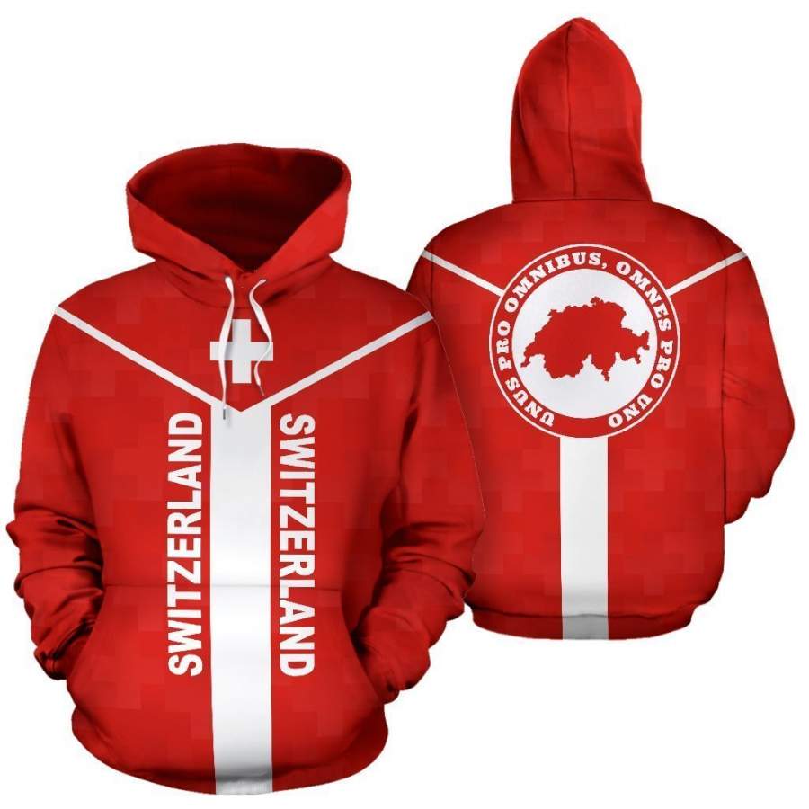 Switzerland Rising Pullover Hoodie A6