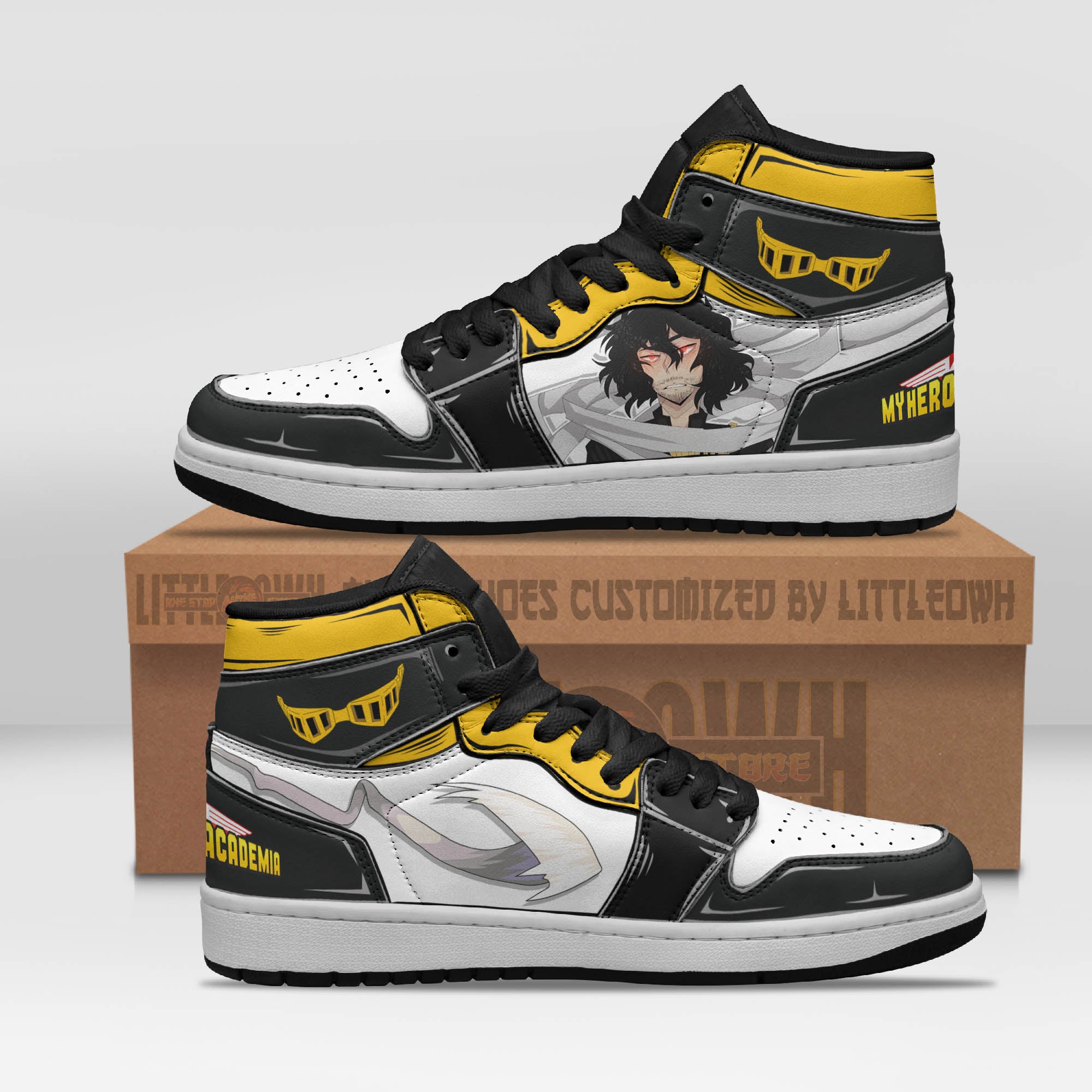 My Hero Academia Shota Aizawa Shoes Custom Anime Jd Sneakers ...