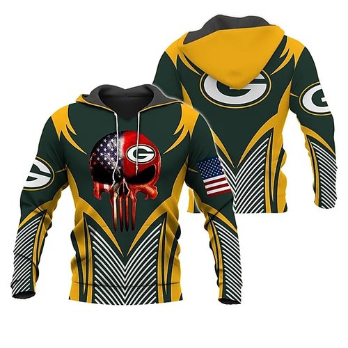 Green Bay Packers 15 Unisex 3D Hoodie Gift For Fans