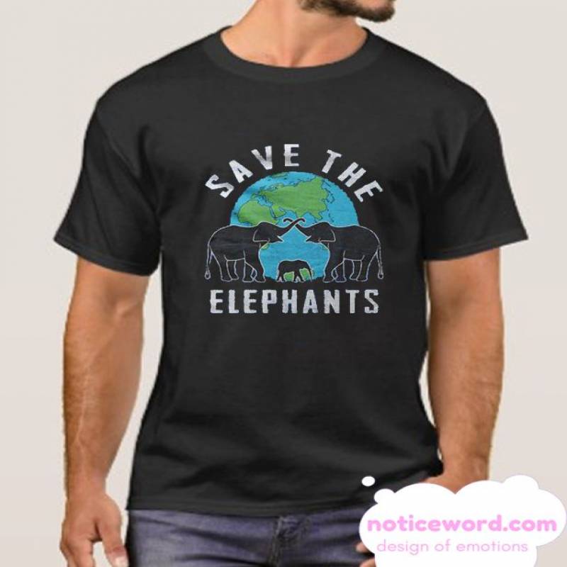 Save The Elephants smooth T Shirt