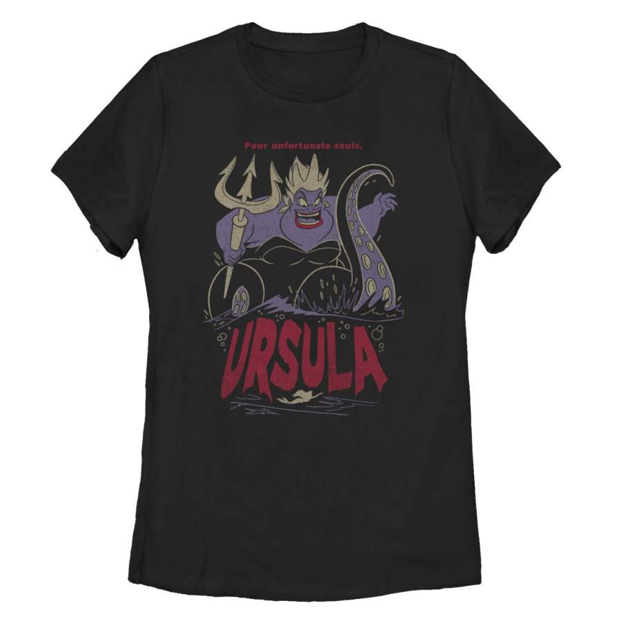 The Little Mermaid Women’s Ursula Sea Witch  T Shirt