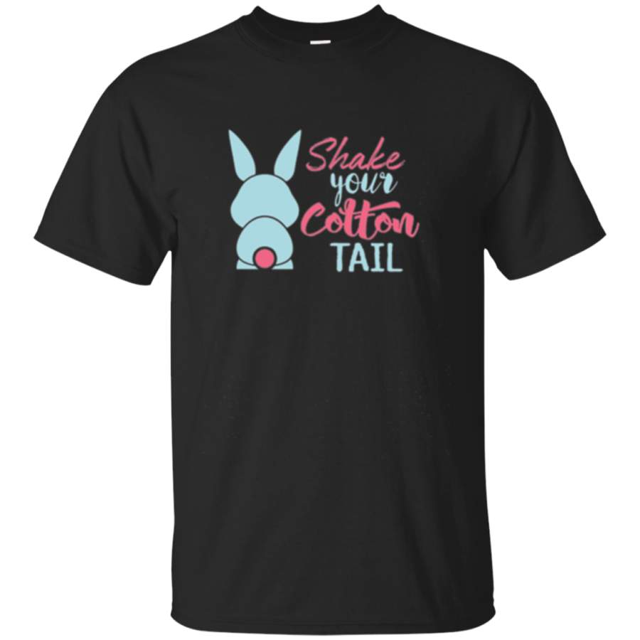 Shake Your Cotton Tail – Cute Bunny Funny Easter LS Shirt