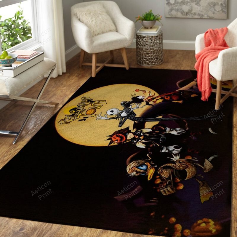 Halloween Living Room Area Rug Carpet Vintage Home Decor Gift Idea Carpet