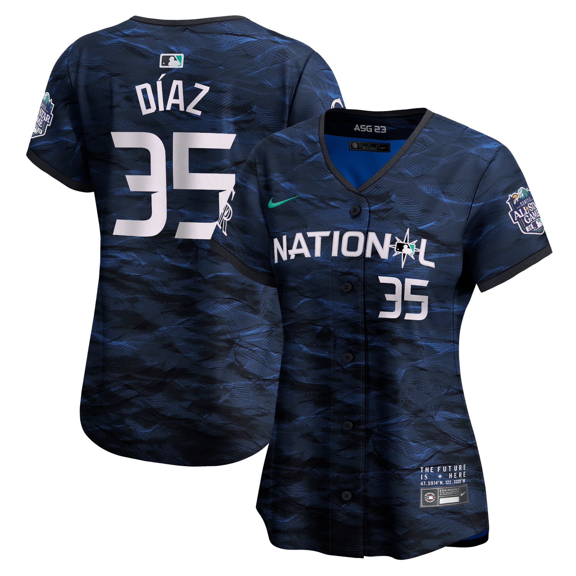 Women’s National League Elias Diaz Royal 2023 MLB All-Star Game Limited Player Jersey