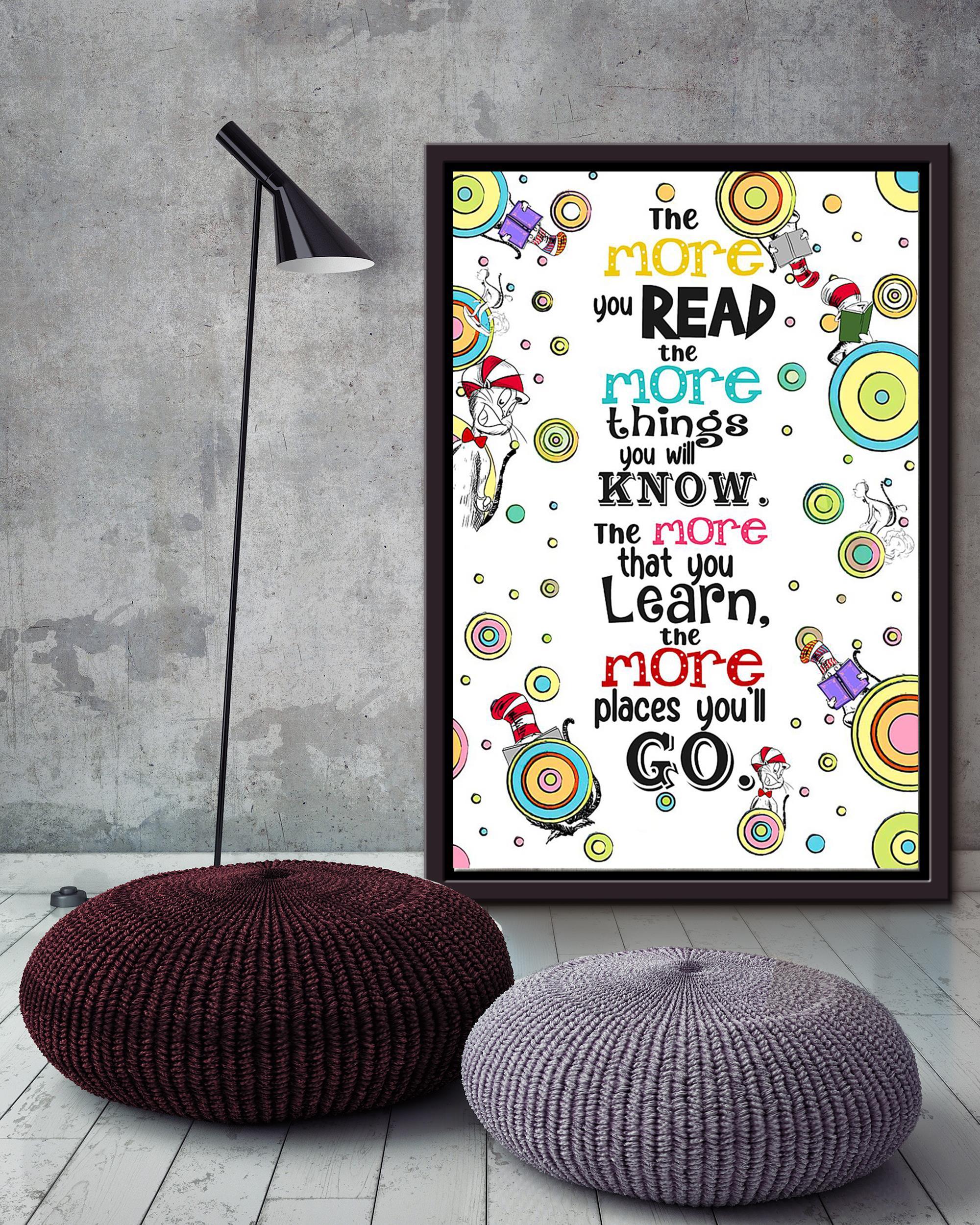 Cat In The Hat Dr.Seuss'S Book Inspiration Quote Wall Art Gift For ...