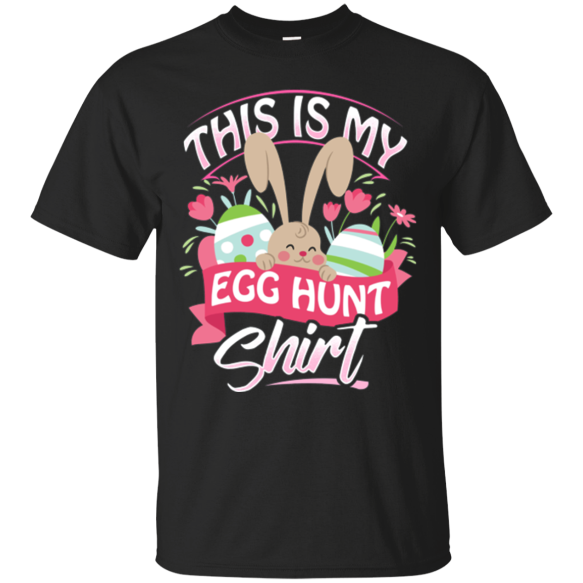 This Is My Easter Egg Hunt Shirt Bunny Spring Cute Kids