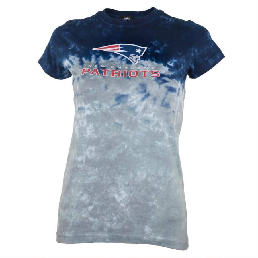 New England Patriots – Banded Logo Juniors Tie Dye T-Shirt