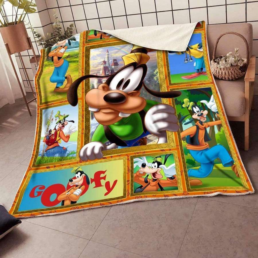 3D Goofy – Fleece Blanket