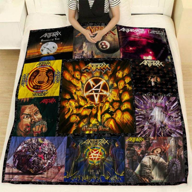 Anthrax Best Albums Quilt Blanket