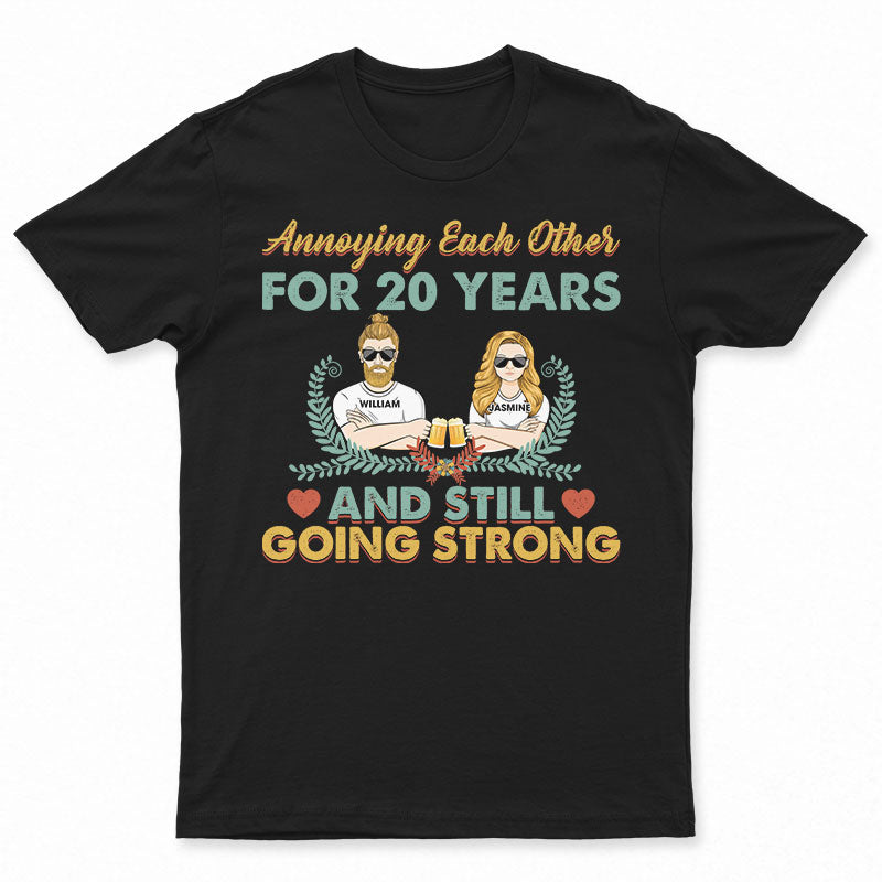 Family Couple Annoying Each Other – Gift For Couple – Personalized Custom T Shirt