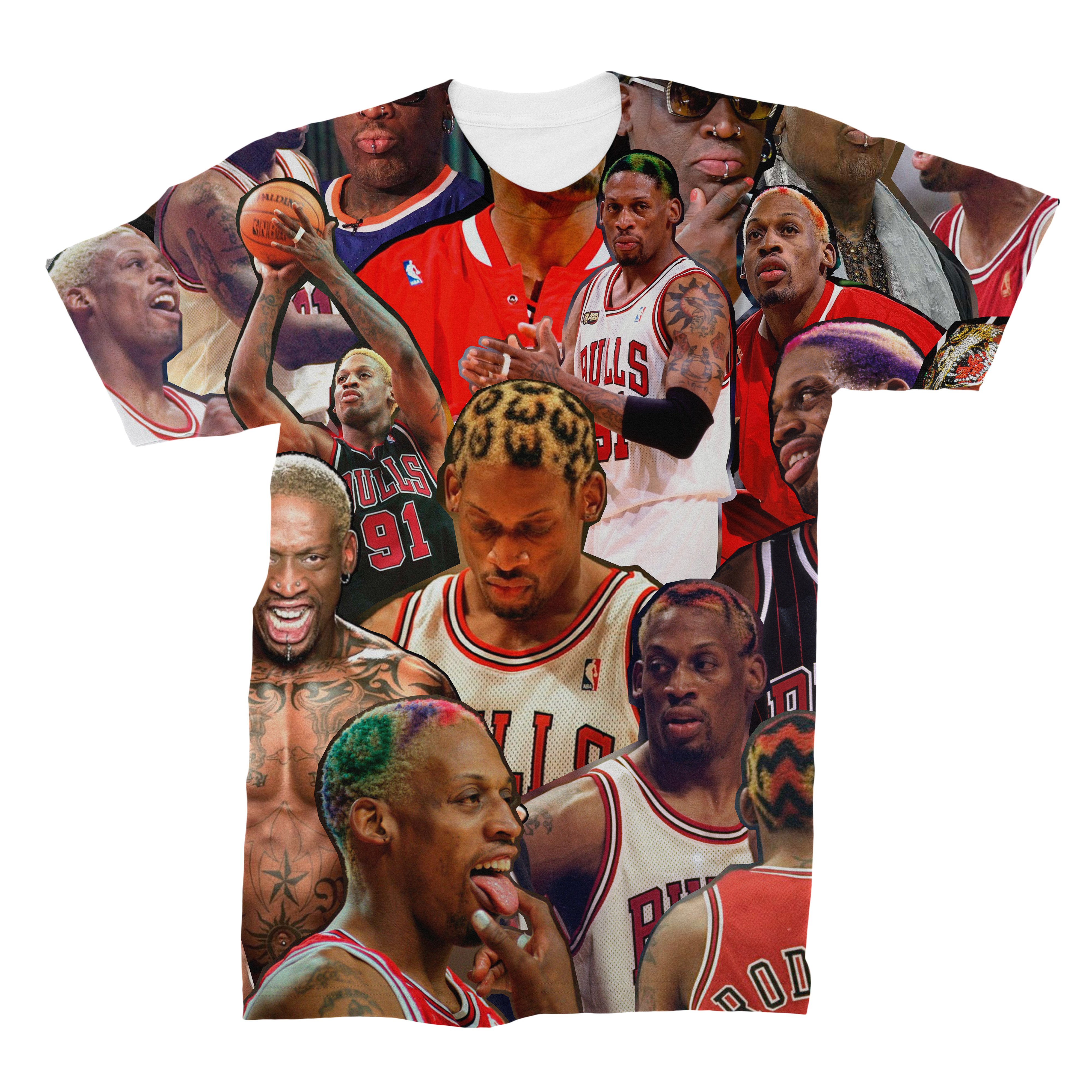 dennis rodman face shirt