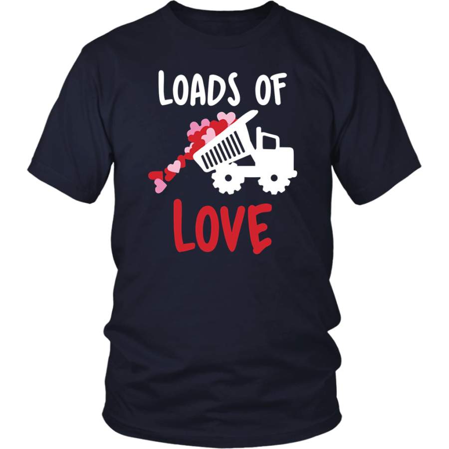 Loads of Love Valentine’s Day Tractor Cute T Shirt