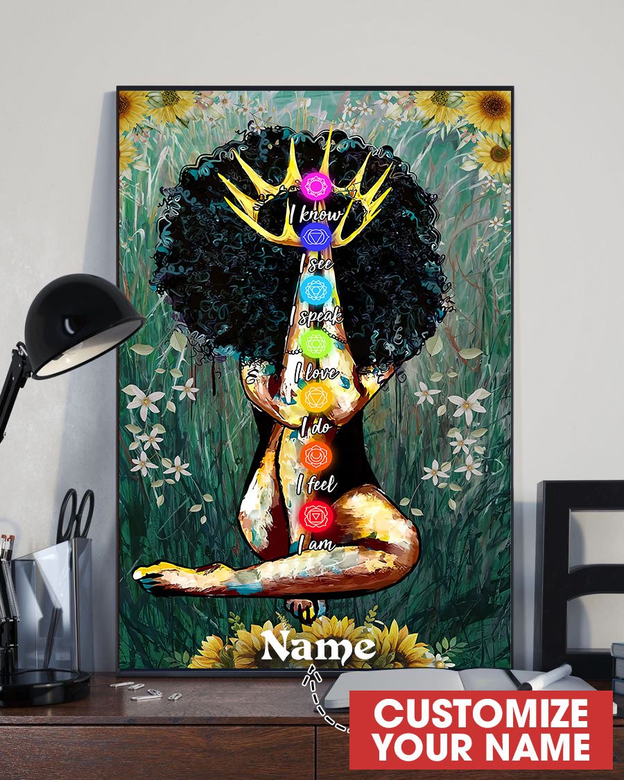 Black Queen Personalized Canvas Painting Art Home Decoration Gift Idea