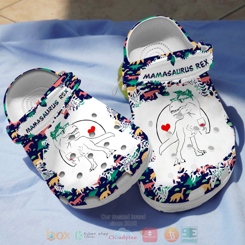 Mamasaurus Rex Dinosaur Clog Shoes #Kv