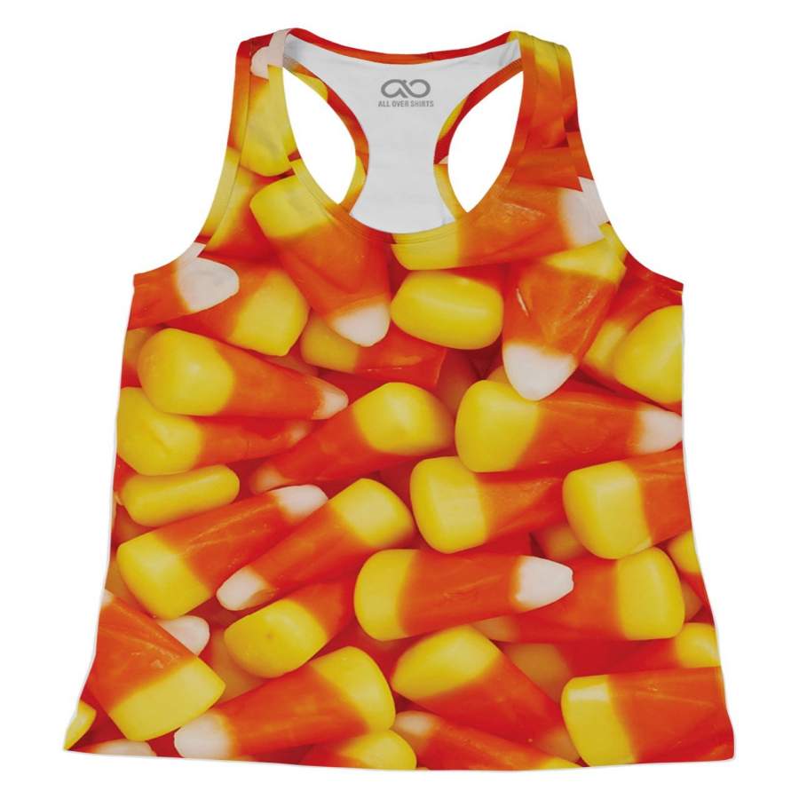 Candy Corn Racerback-Tank