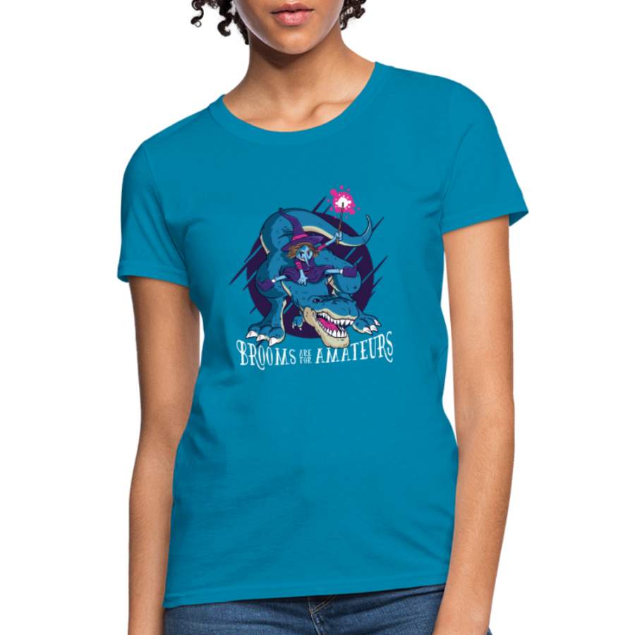 T-Shirt | Witch riding a t-rex