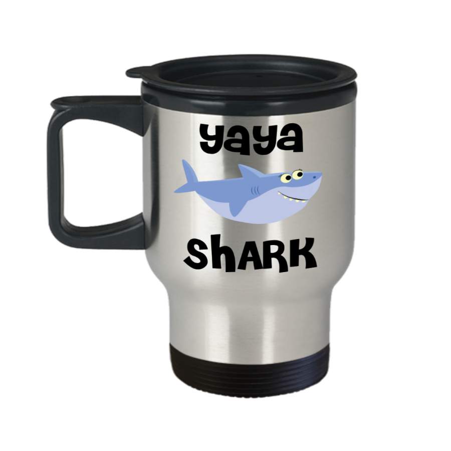 Yaya Shark Mug Yaya Gifts Do Do Do Gifts for Yayas Stainless Steel Insulated Travel Coffee Cup