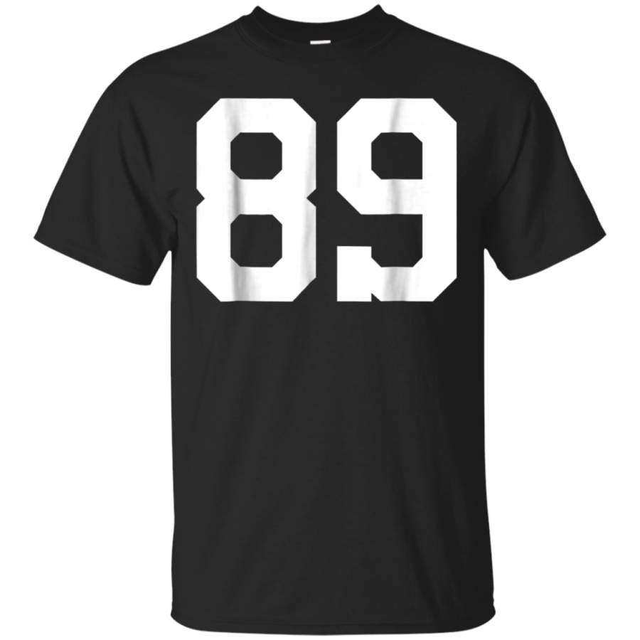 AGR 89 Sports Jersey Number T-Shirt for Team Fan Player Coach