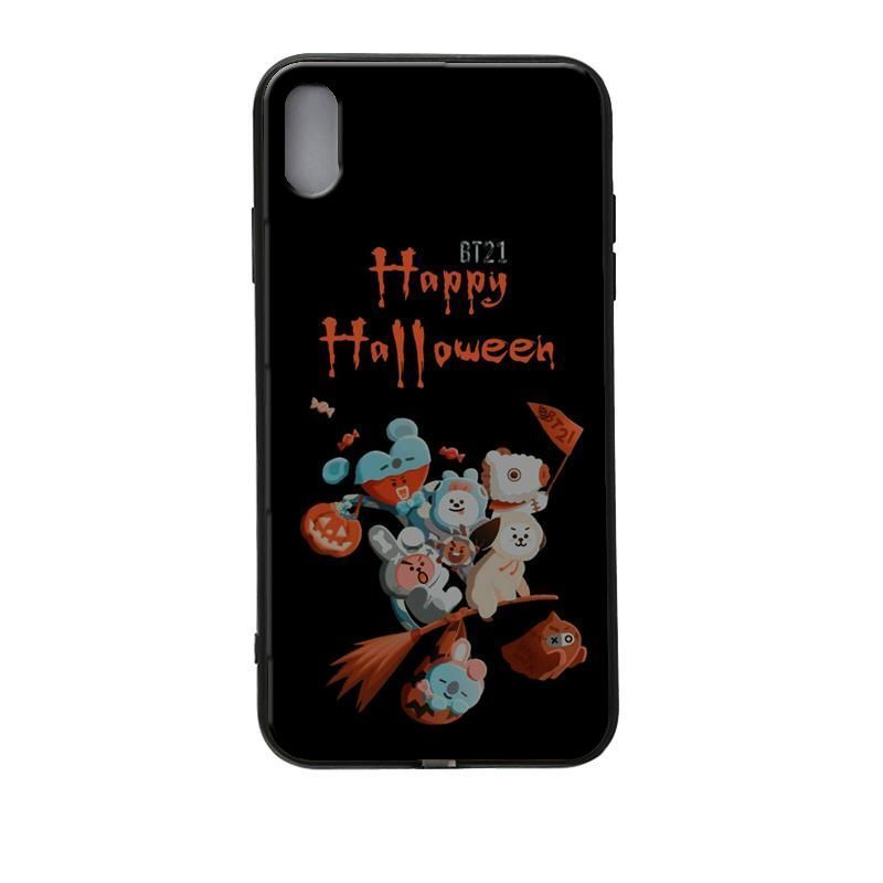 Bt21 X Halloween Led Light Up Iphone Case