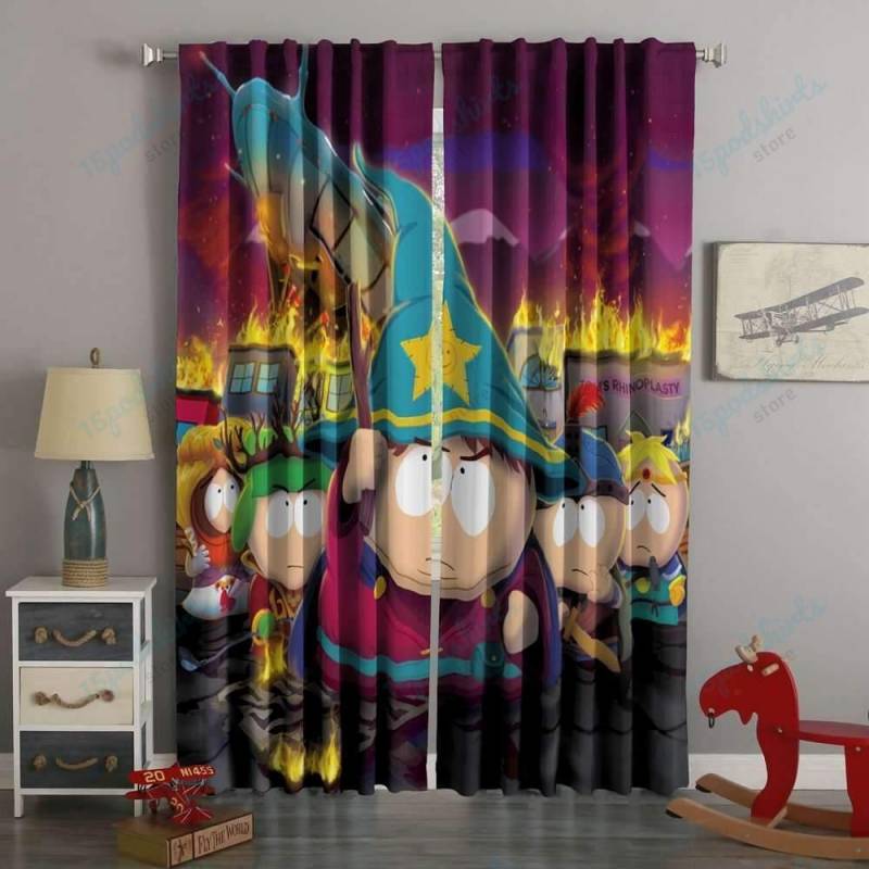 3D Printed South Park Style Custom Living Room Curtains