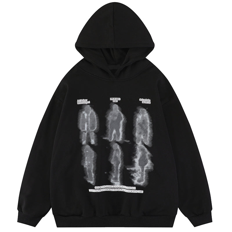 Lemandik Oversize Hoodie Portrait Print