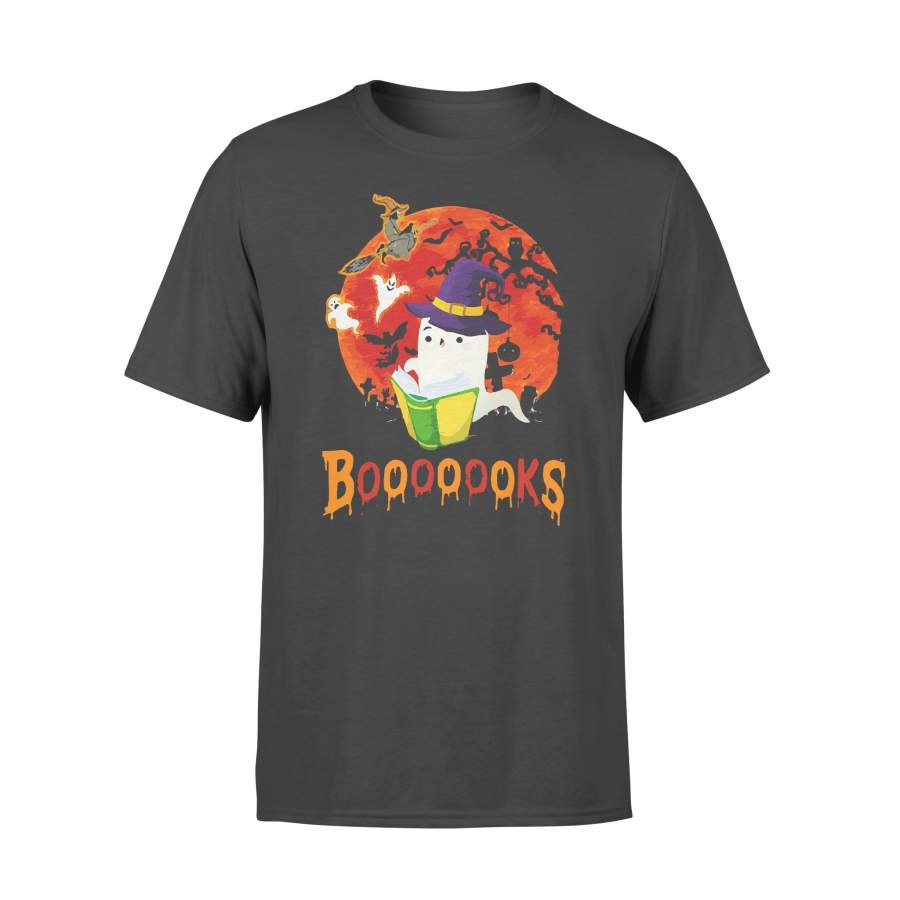 Halloween Ghost Reading Book Boooooks T-Shirt