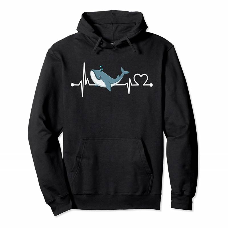 Whale Heartbeat Funny Animal Gift For Kid/Women/Men Pullover Hoodie, T Shirt, Sweatshirt