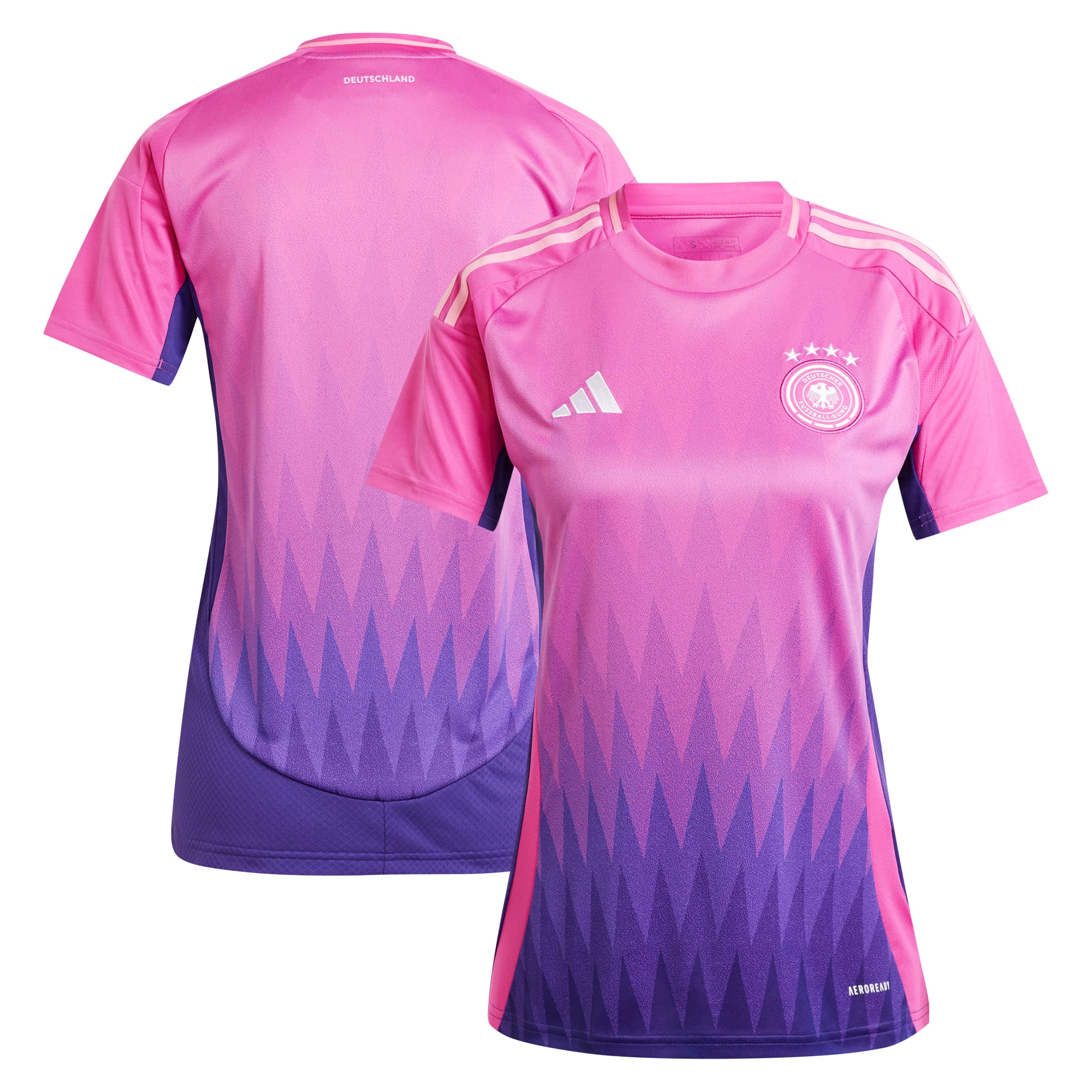 Germany National Team Women's 2024 Away Replica Jersey – Purple