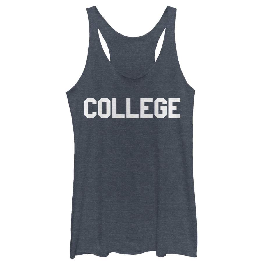 Animal House Women’s College Text  Racerback Tank